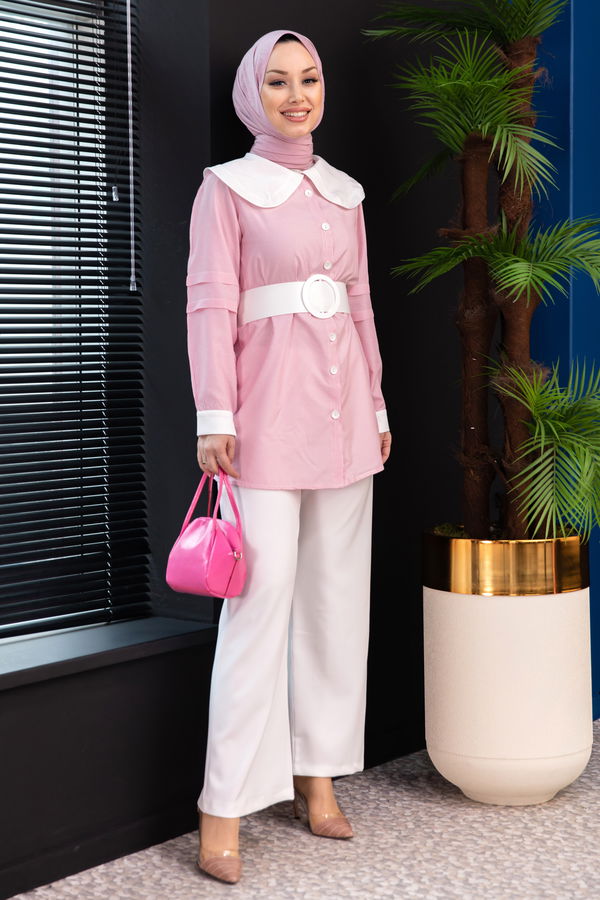 TUNIK PANTOLON Pembe - 3601 PEMBE