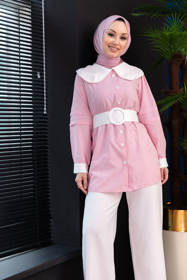 TUNIK PANTOLON Pembe - 3601 PEMBE
