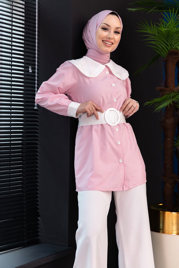 TUNIK PANTOLON Pembe - 3601 PEMBE