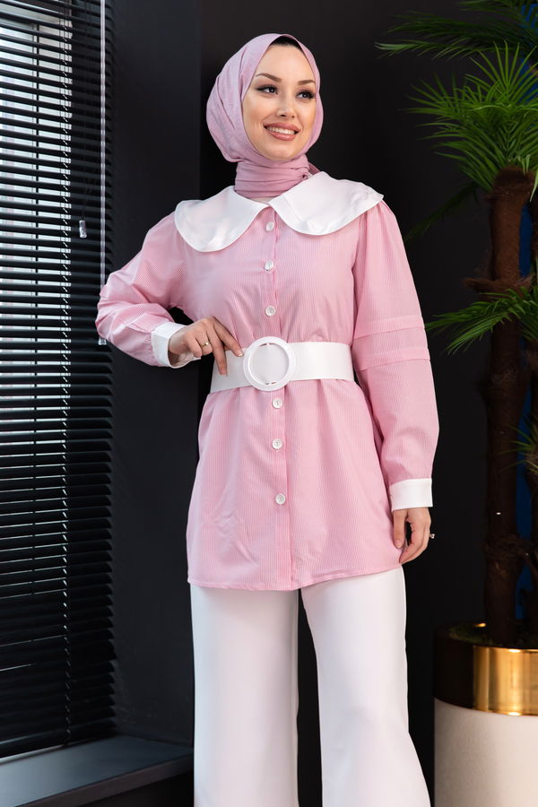 TUNIK PANTOLON Pembe - 3601 PEMBE