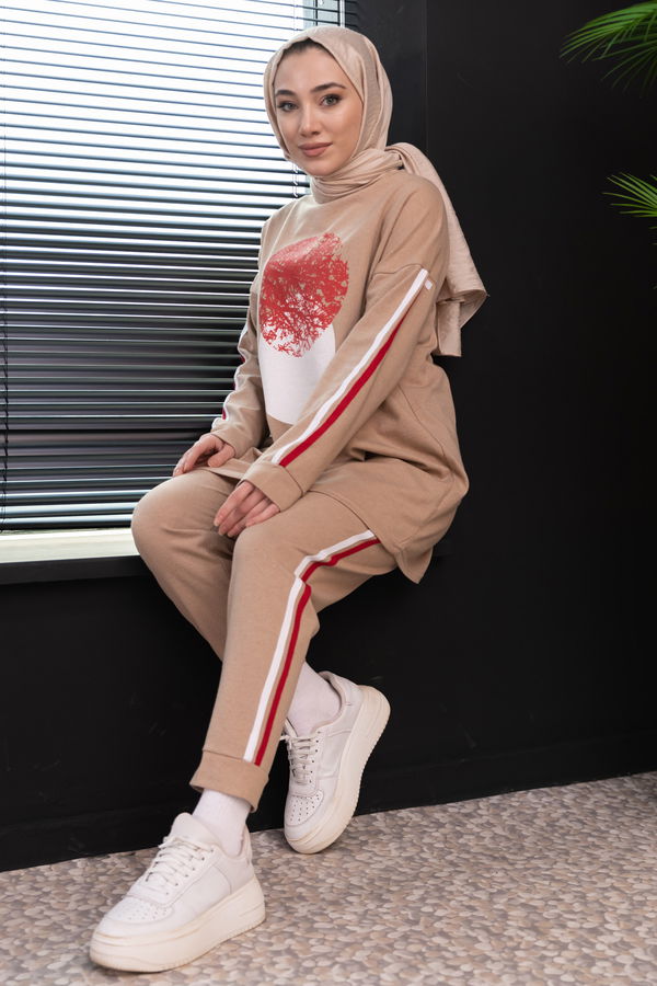 TUNIK PANTOLON Taba - 4139