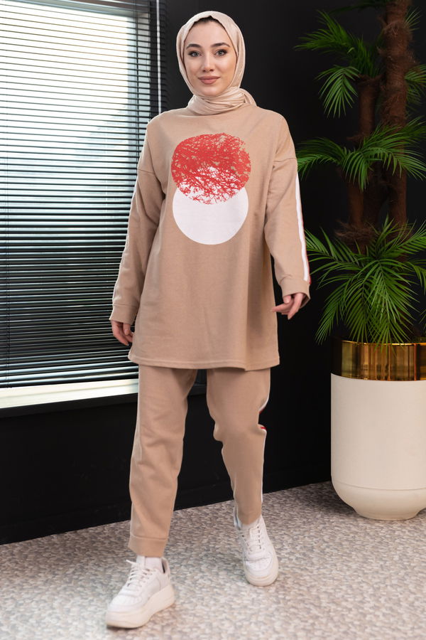 TUNIK PANTOLON Taba - 4139