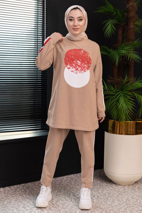 TUNIK PANTOLON Taba - 4139