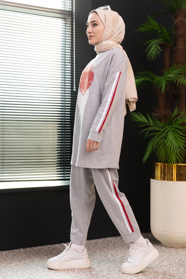 TUNIK PANTOLON Gri - 4139