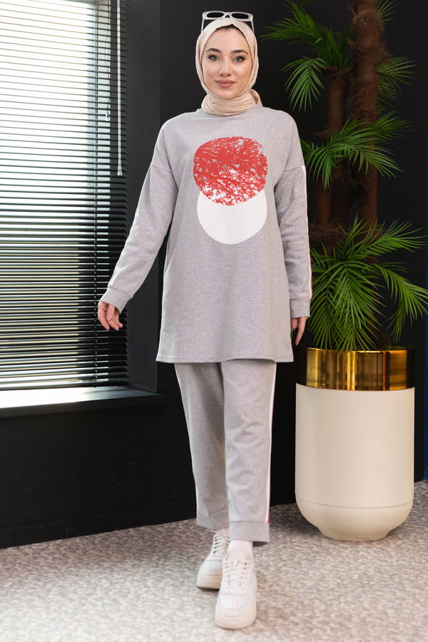 TUNIK PANTOLON Gri - 4139