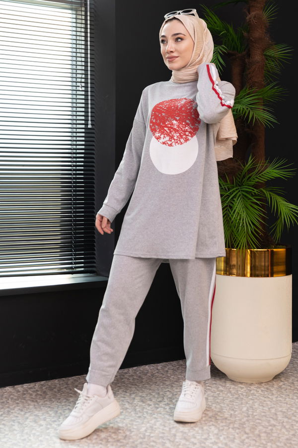 TUNIK PANTOLON Gri - 4139