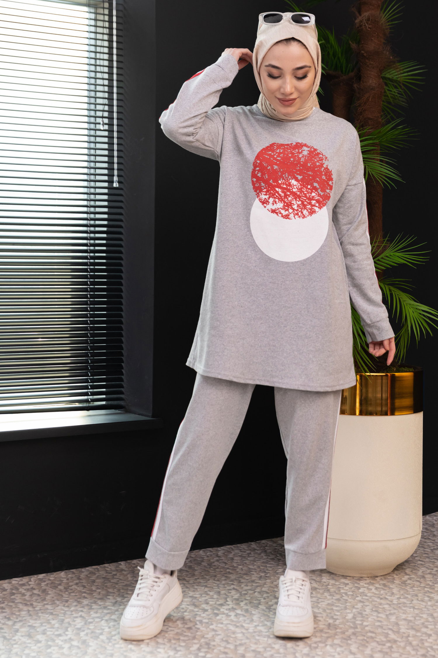 TUNIK PANTOLON Gri - 4139