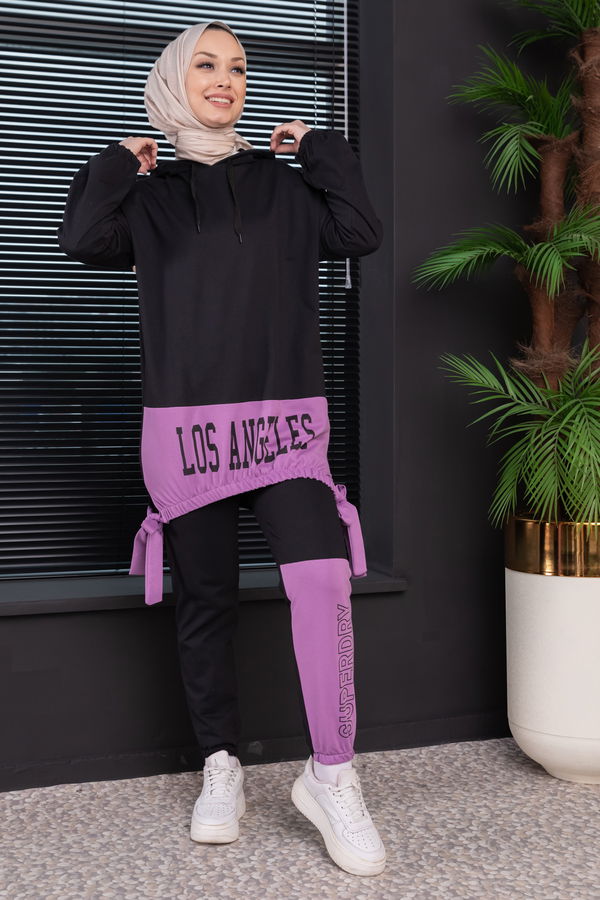 Tunik Pantolon Lila - 3938