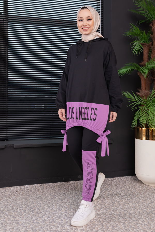Tunik Pantolon Lila - 3938