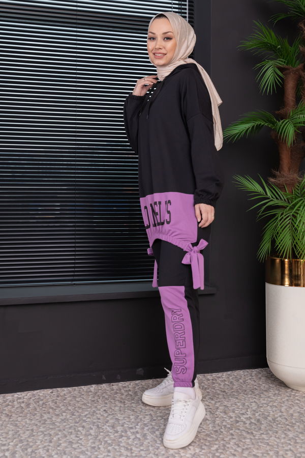 Tunik Pantolon Lila - 3938