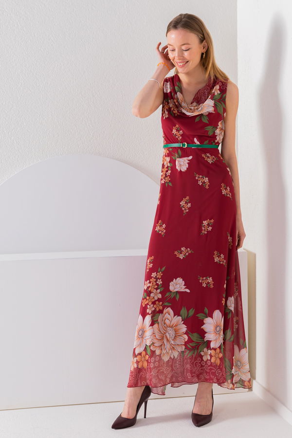 JİLE KEMER KOMBİN Bordo - 8466 BORDO