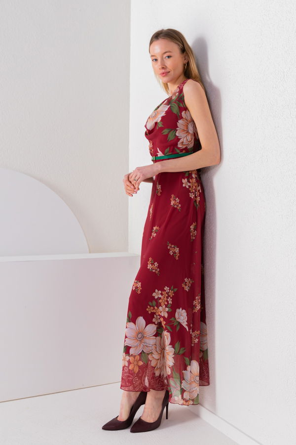 JİLE KEMER KOMBİN Bordo - 8466 BORDO
