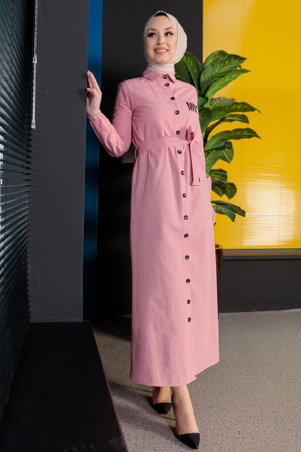ELBISE Pembe - 3637 PEMBE