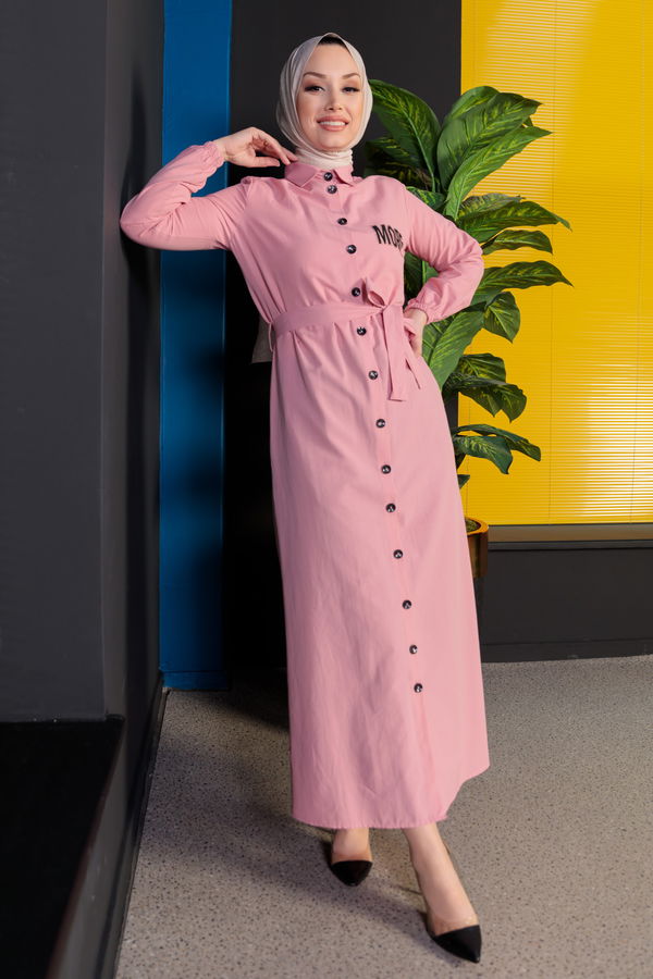 ELBISE Pembe - 3637 PEMBE