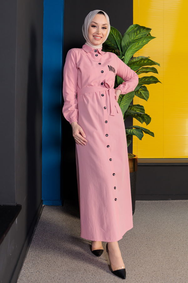 ELBISE Pembe - 3637 PEMBE