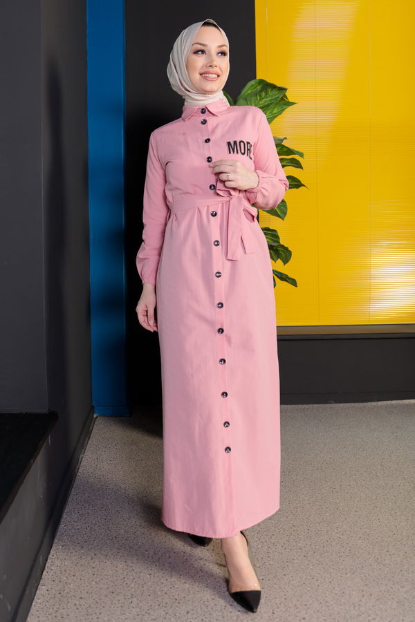 ELBISE Pembe - 3637 PEMBE