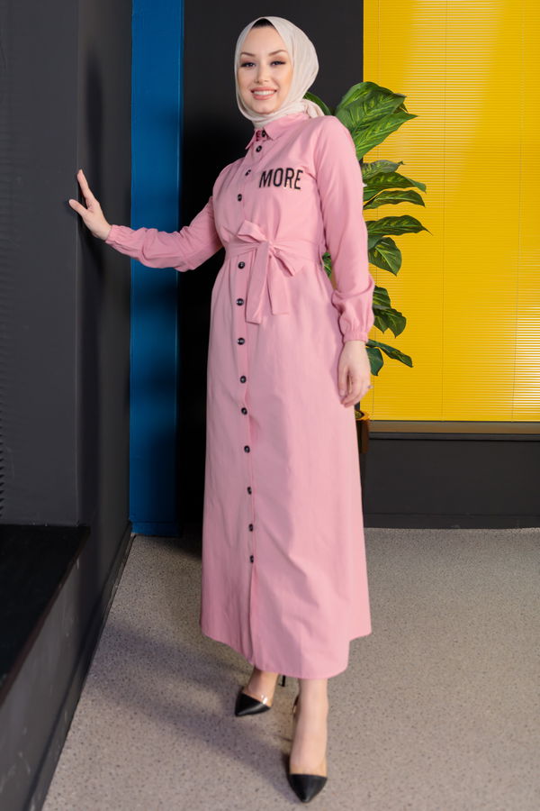 ELBISE Pembe - 3637 PEMBE