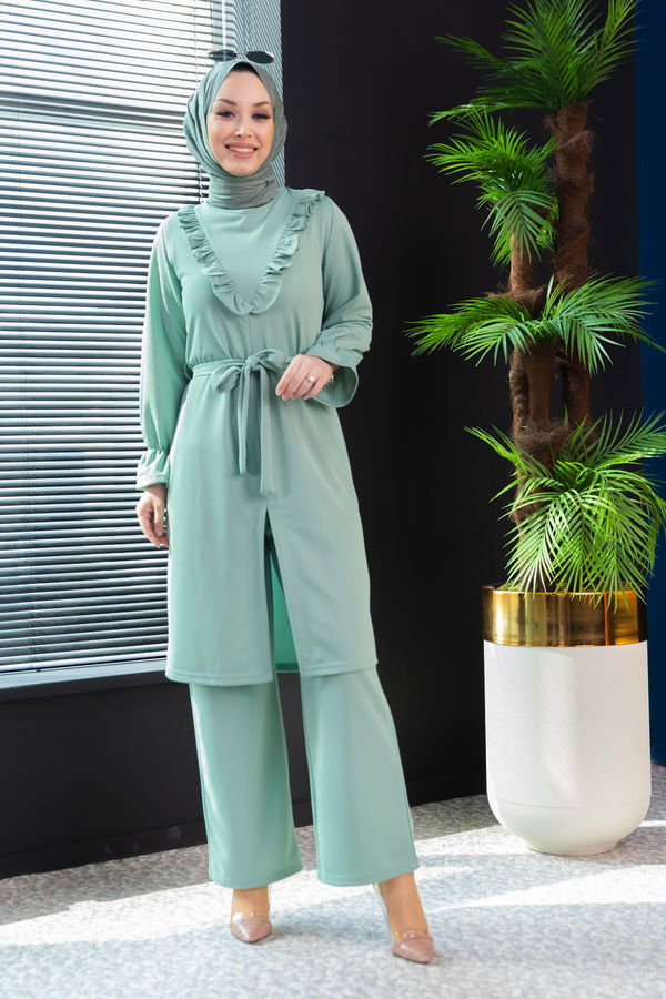 TUNIK PANTOLON Yeşil - 3513 YEŞİL