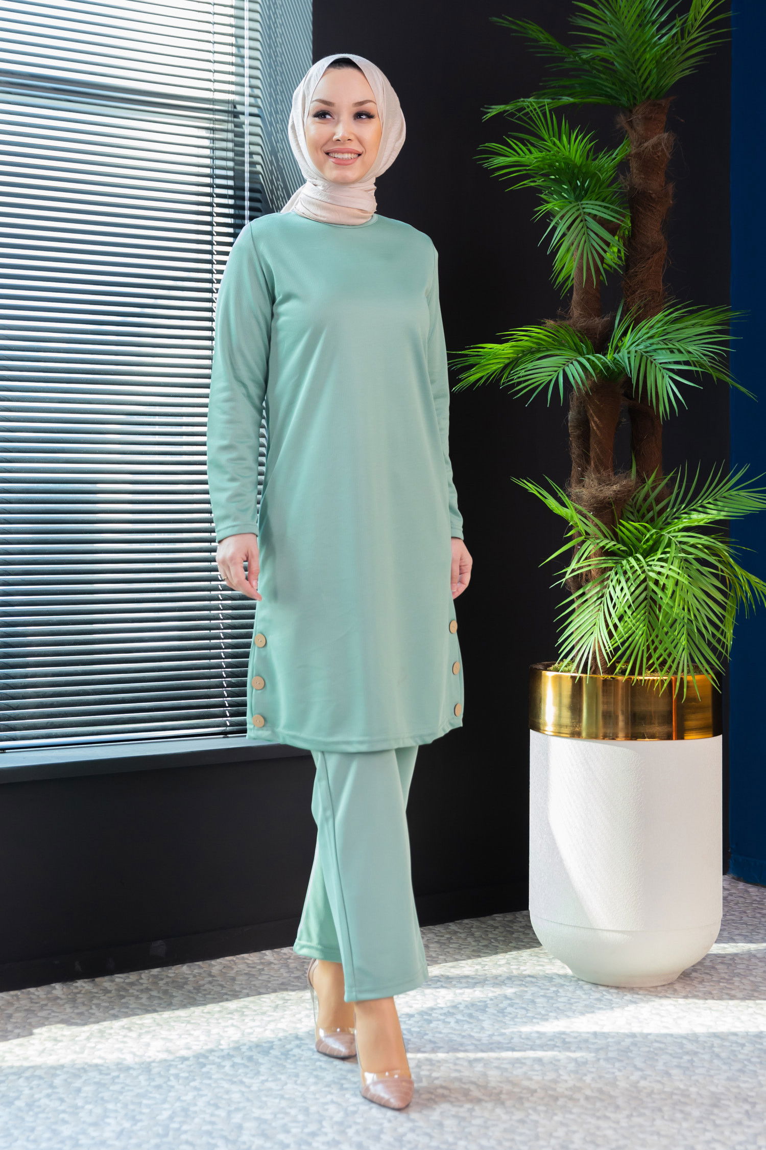 TUNIK PANTOLON Yeşil - 3516 YEŞİL