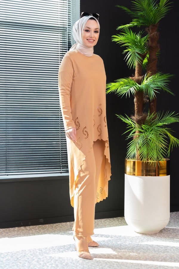 TUNIK PANTOLON Vizon - 3602 VİZON
