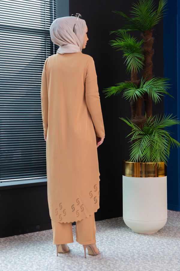TUNIK PANTOLON Vizon - 3602 VİZON