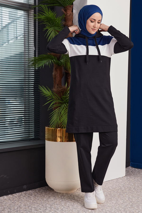Tunık Pantolon Mavi - 3487