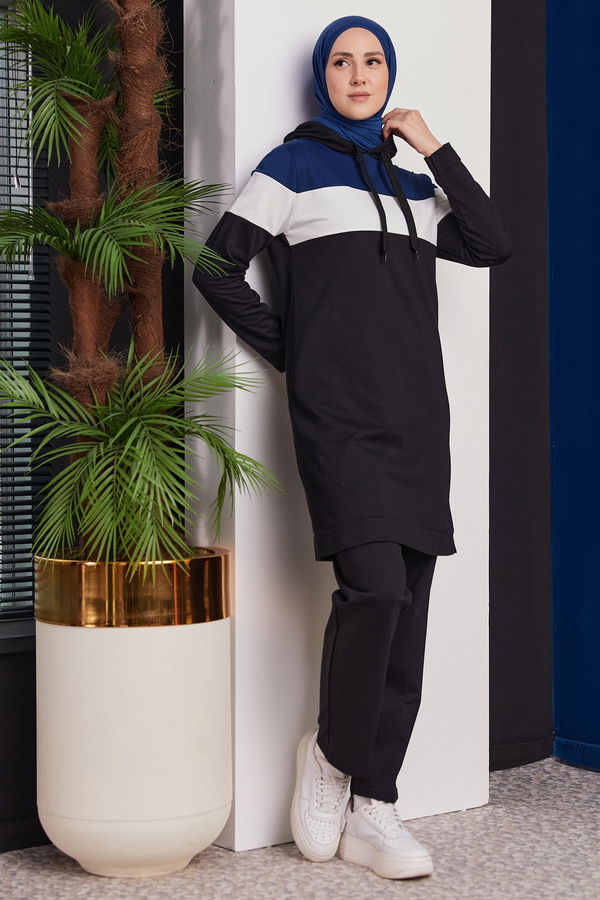 Tunık Pantolon Mavi - 3487