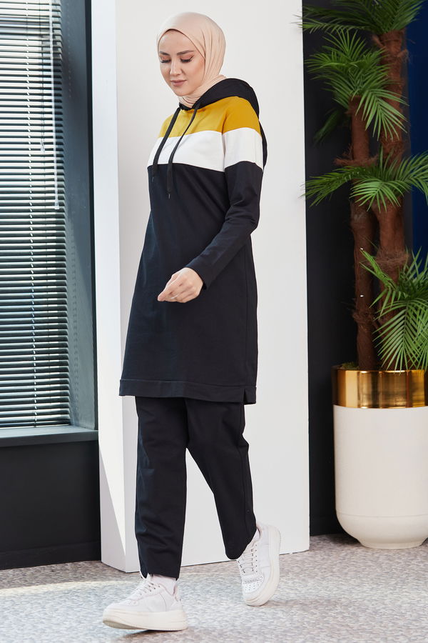 Tunık Pantolon Sarı - 3487