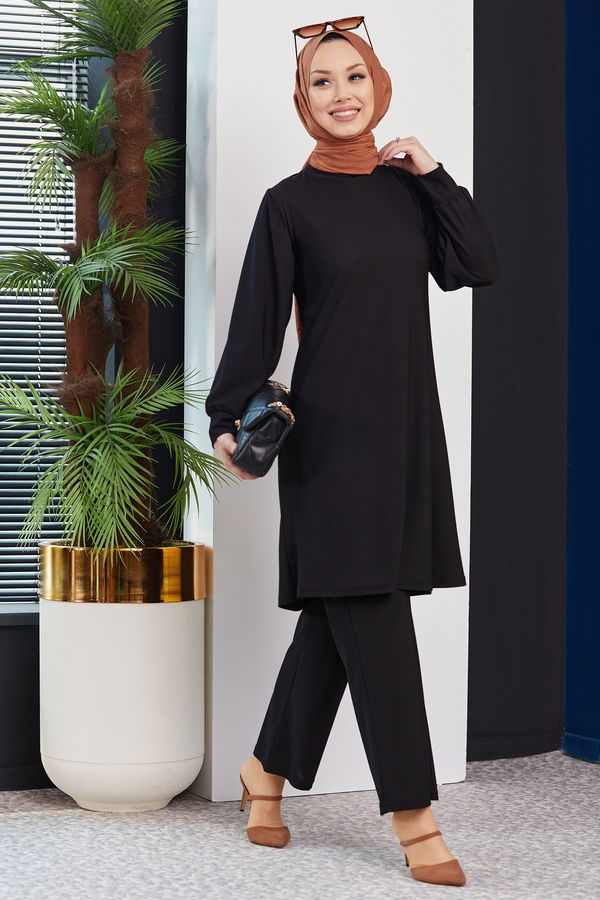 Tunık Pantolon Siyah - 3593
