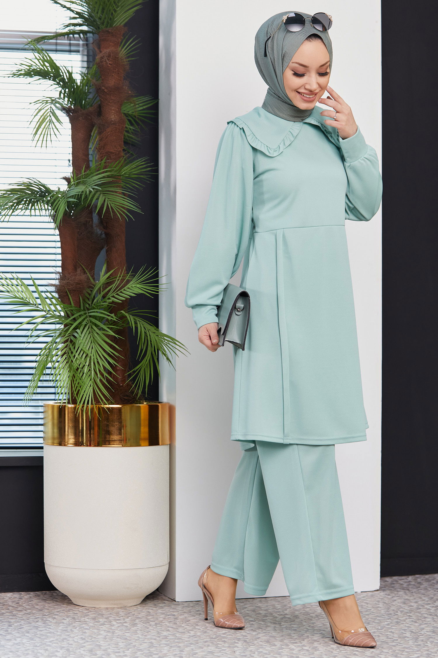 TUNIK PANTOLON Yeşil - 3605 YEŞİL