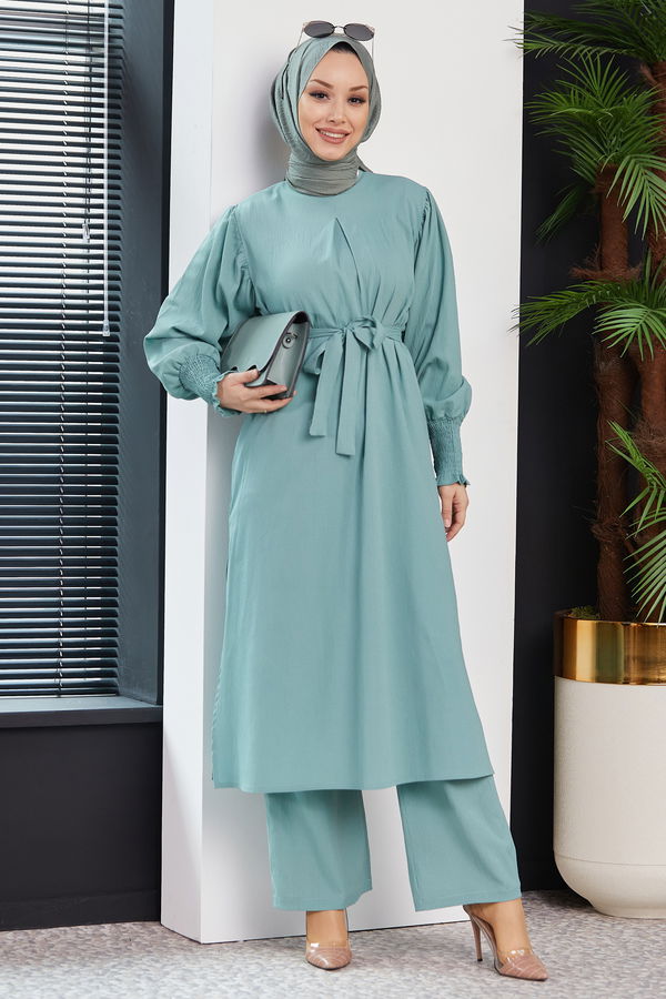 Tunık Pantolon Yeşil - 3678