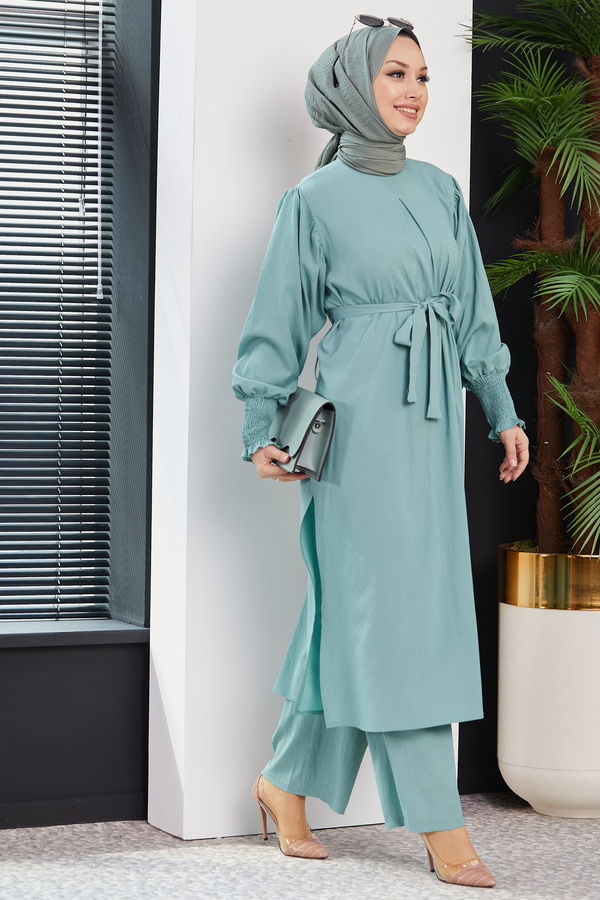 Tunık Pantolon Yeşil - 3678