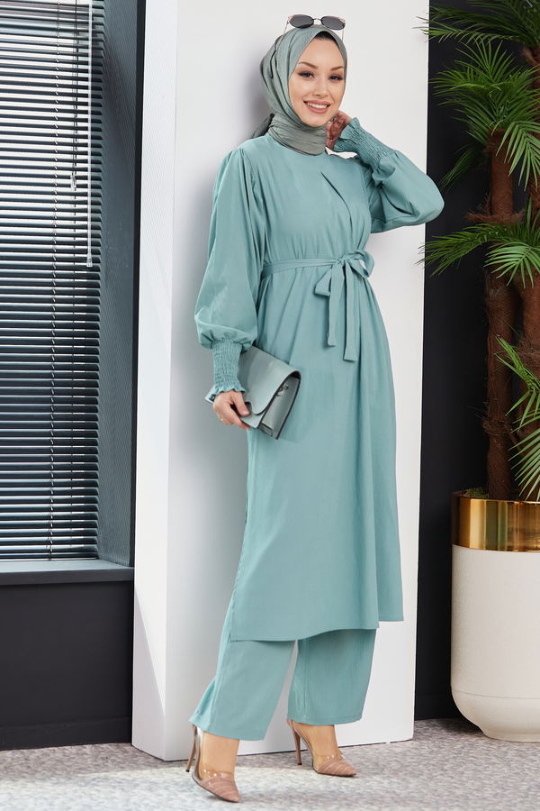 Tunık Pantolon Yeşil - 3678