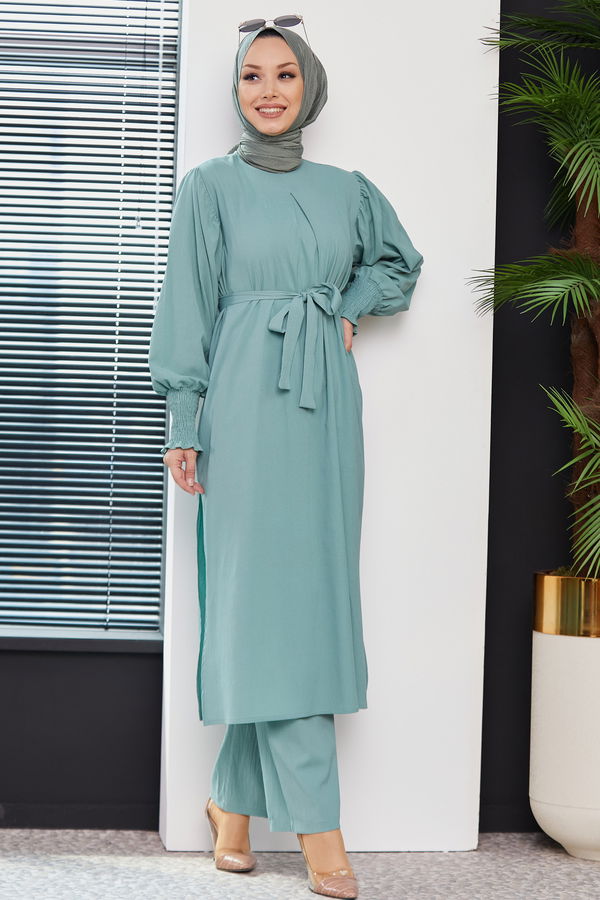 Tunık Pantolon Yeşil - 3678