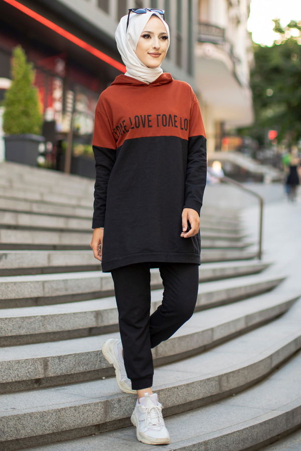 TUNIK PANTOLON Kiremit - 8548