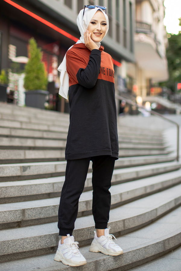 TUNIK PANTOLON Kiremit - 8548