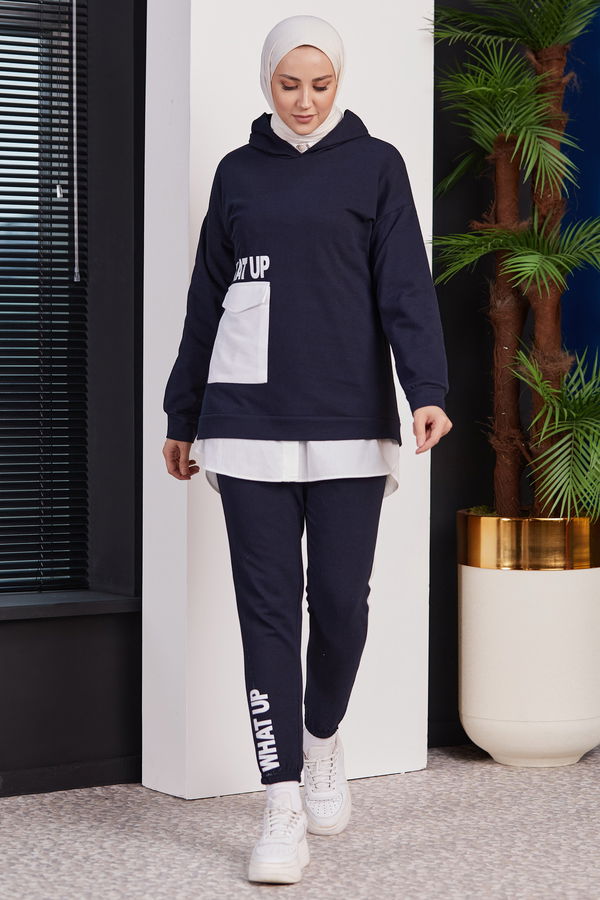 TUNIK PANTOLON Lacivert - 3474 LACİVERT