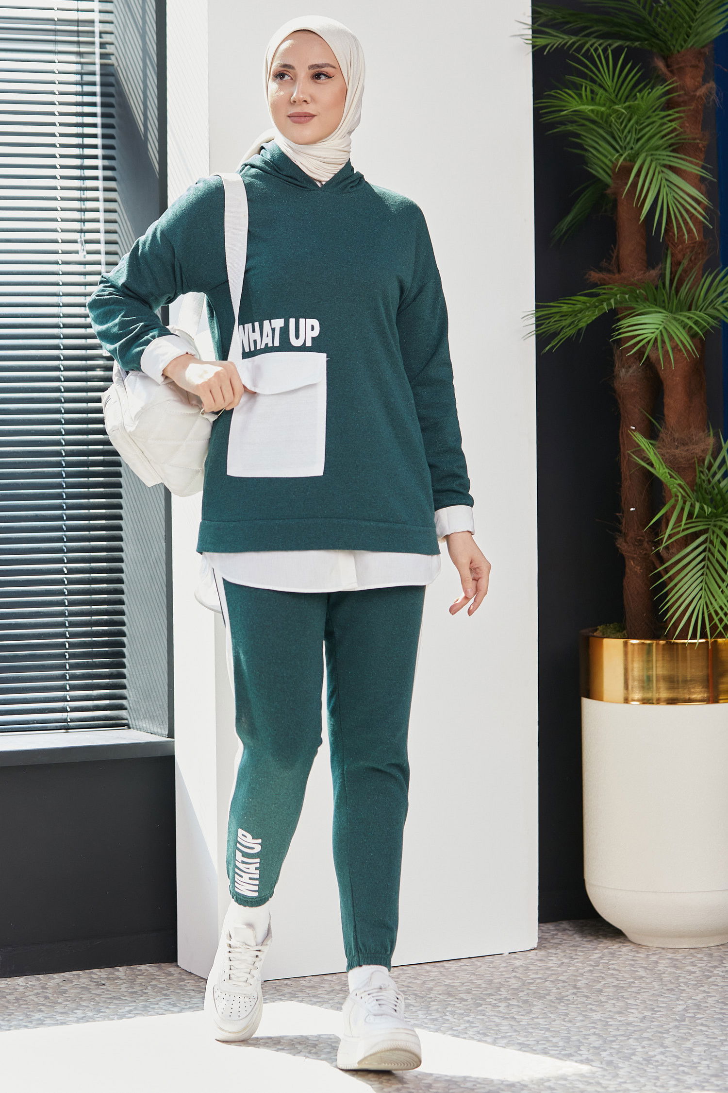 TUNIK PANTOLON Yeşil - 3474 YEŞİL