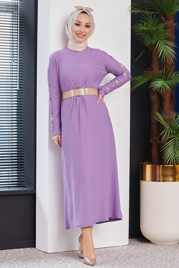 Elbıse Lila - 2789