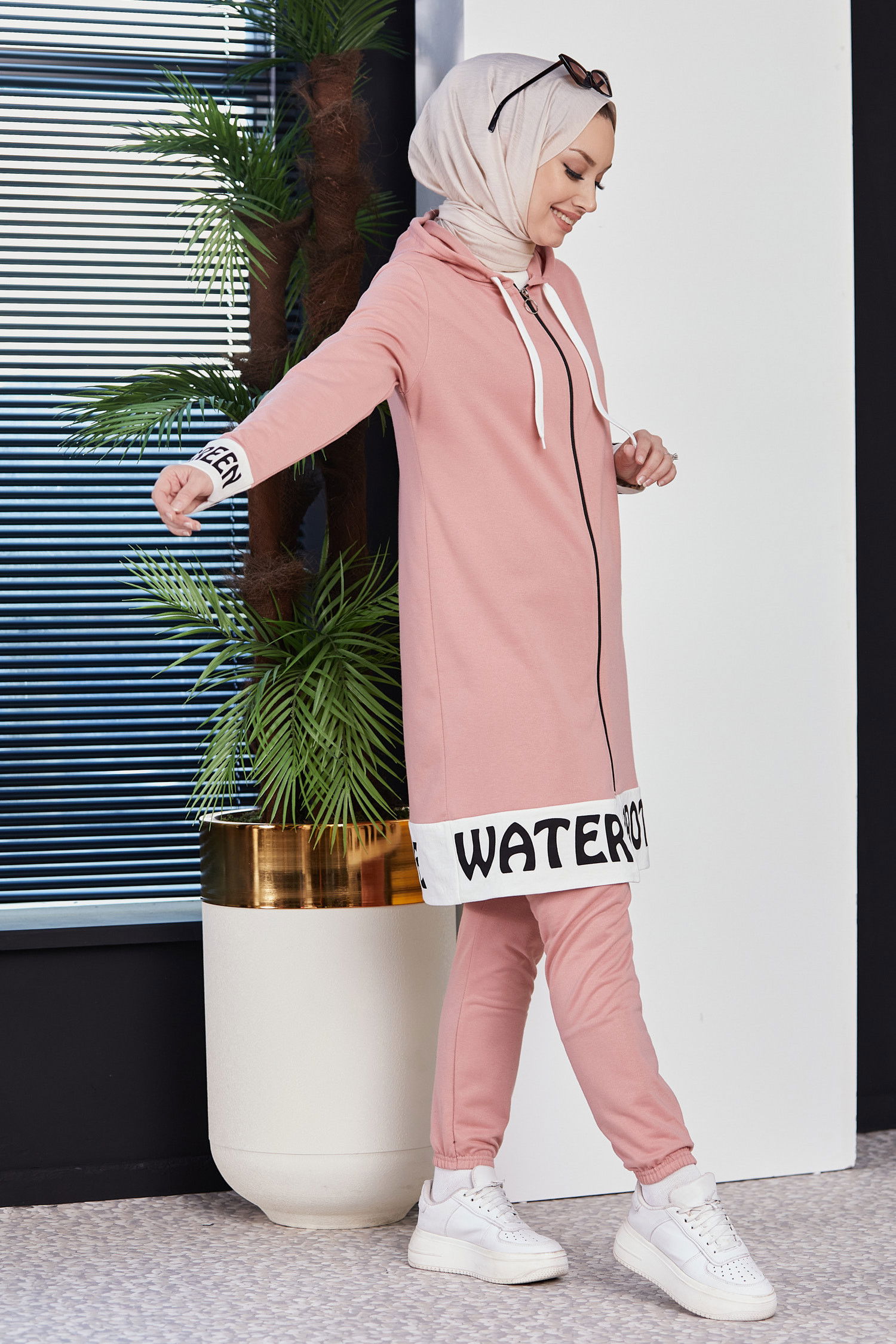 Eşofman Takımı Pembe - 3973 PEMBE
