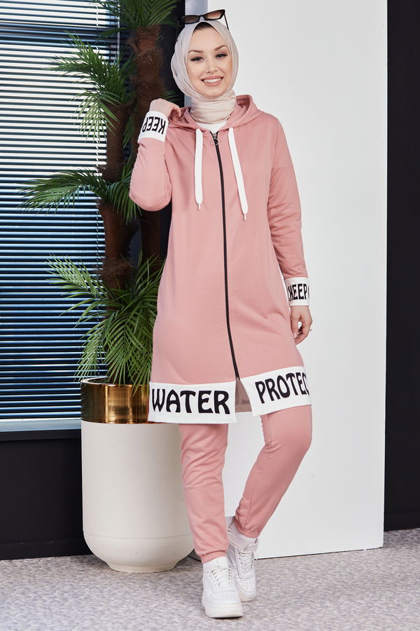 Eşofman Takımı Pembe - 3973 PEMBE