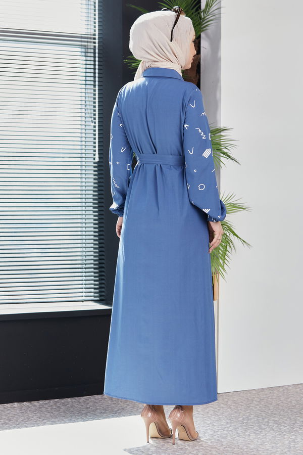Elbise Mavi - 3987 MAVİ