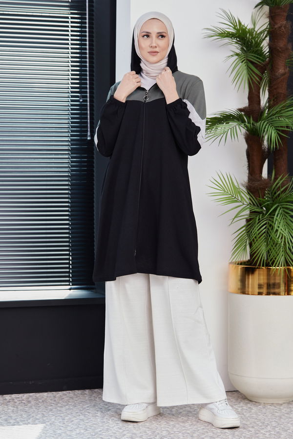 GARNILI TUNIK Haki - 3712 HAKİ