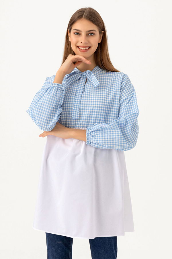 KARELI TUNIK Mavi - 3255 MAVİ