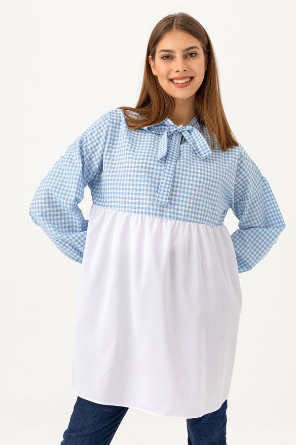 KARELI TUNIK Mavi - 3255 MAVİ