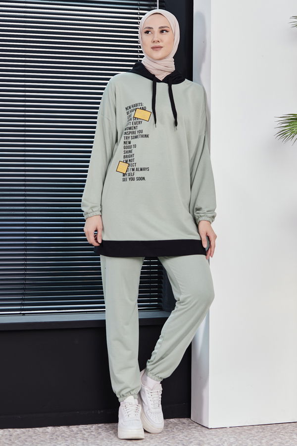Tunik Pantolon Yeşil - 3927