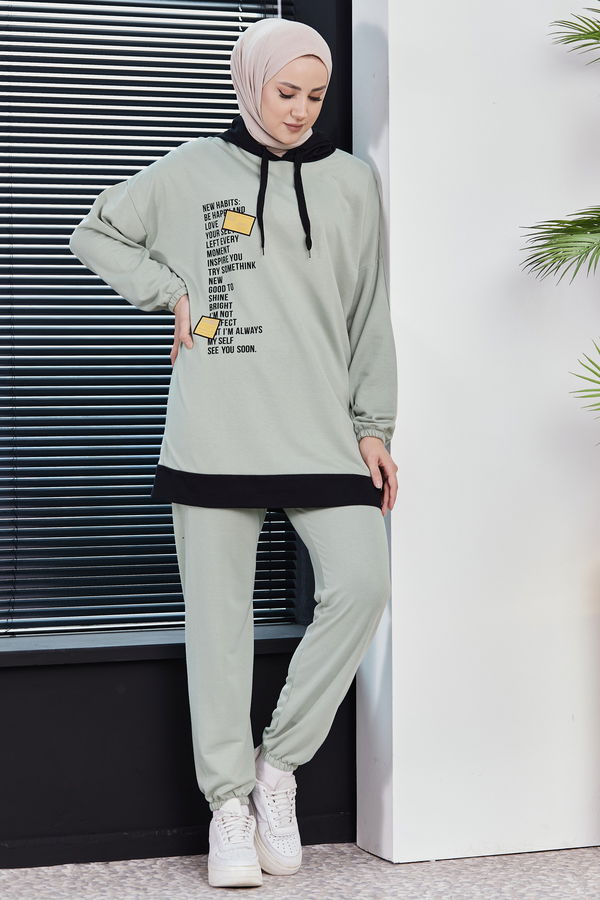 Tunik Pantolon Yeşil - 3927