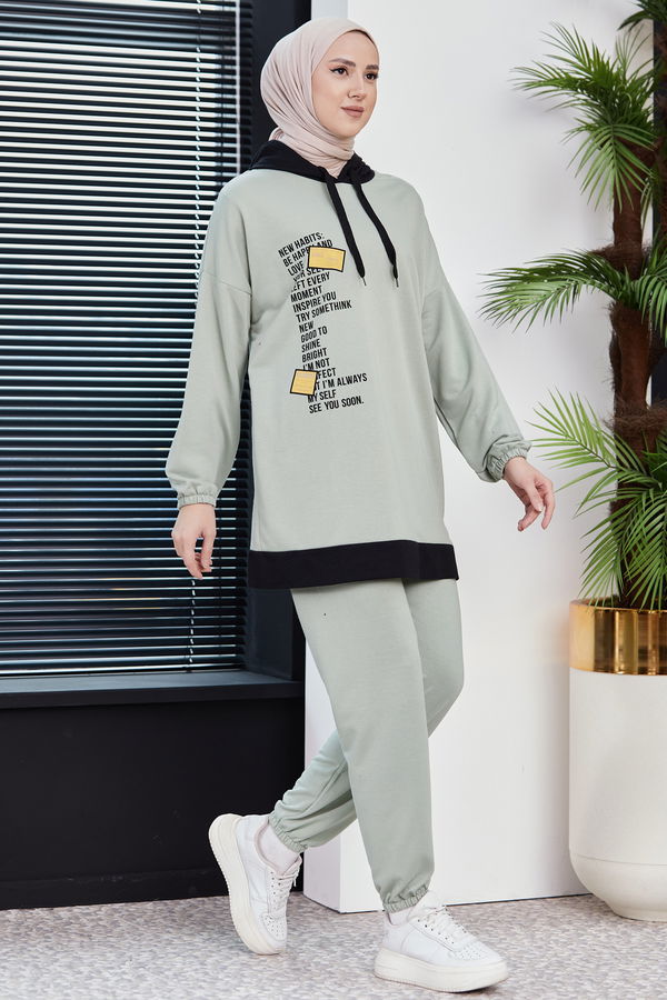 Tunik Pantolon Yeşil - 3927