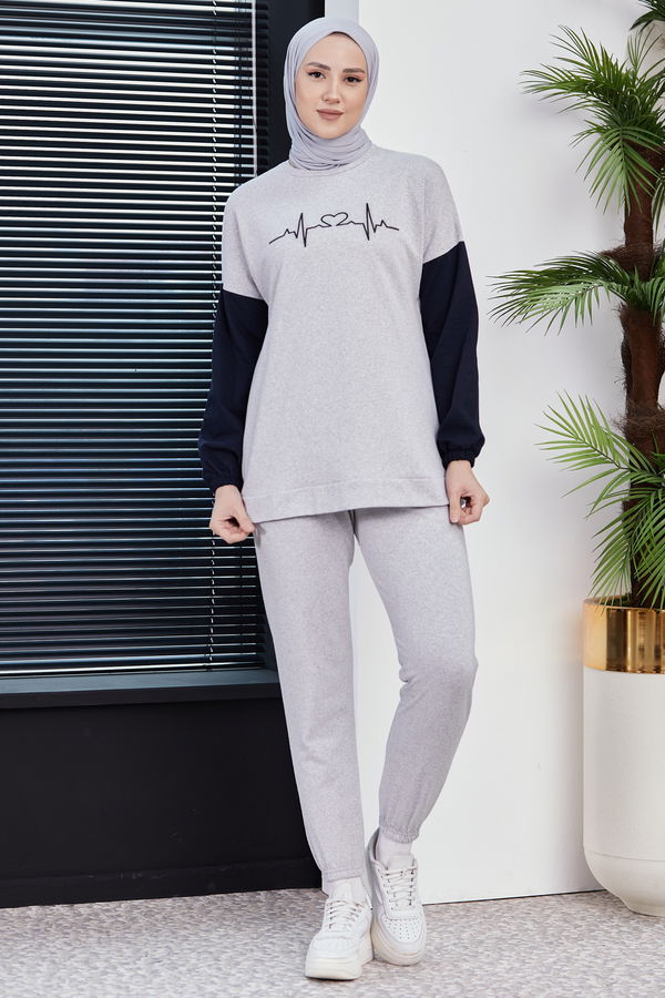 Tunik Pantolon Gri - 8871 GRİ