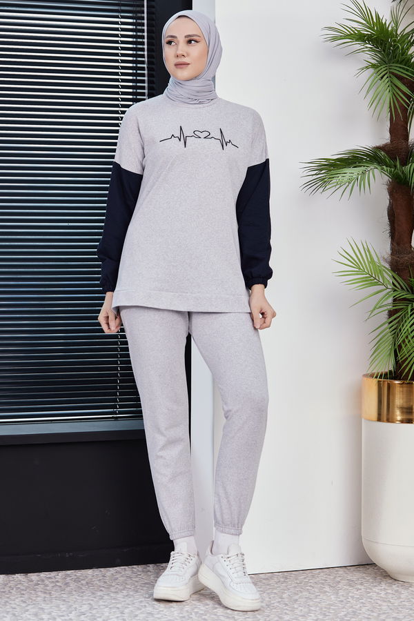 Tunik Pantolon Gri - 8871 GRİ